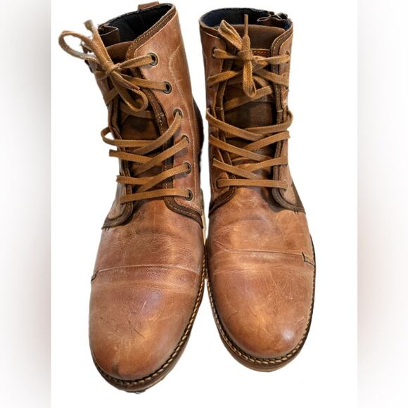 Steve Madden Art Name Rydder Distressed Men’s TN Leather Boots (Size 13) - Picture 1 of 6